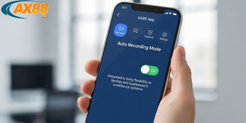 Lưu ý khi bật/tắt chế độ ghi hình tự động