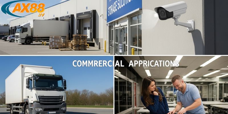 Camera outdoor giám sát bãi đỗ xe ngoài trời